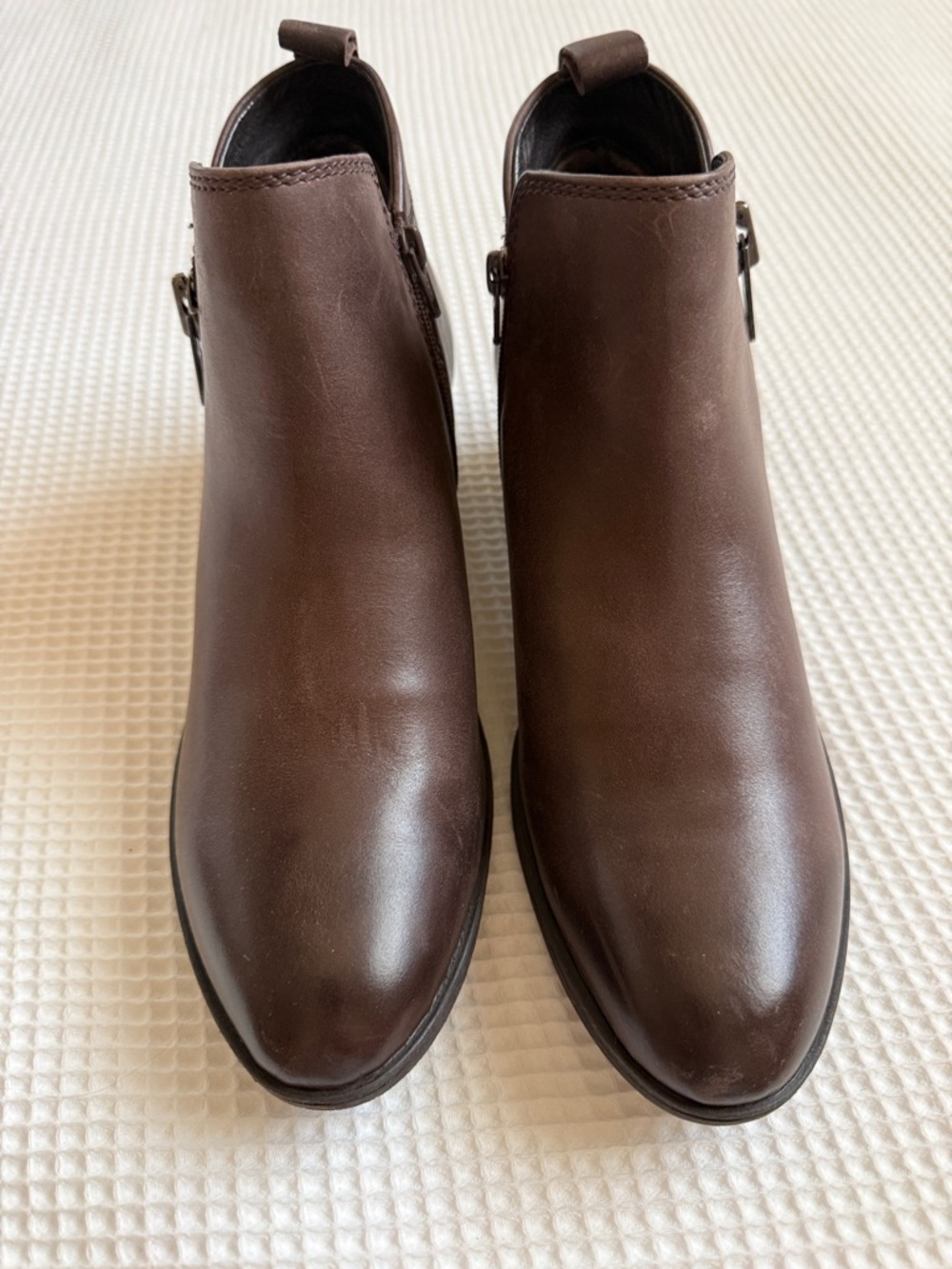 Josef Seibel Brown Leather Chukka Boots with Side Buckle